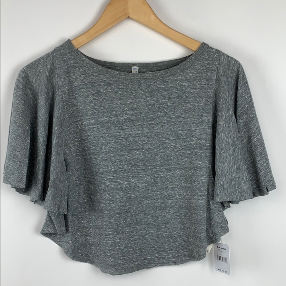 Free People Movement Sweet Thing Flutter Crop Tee - Picture 2 of 8